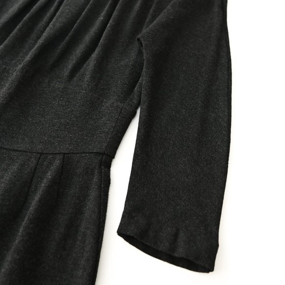 TRINA TURK LA Charcoal Grey Heather Knit Dress - Size 0 - Picture 3 of 9